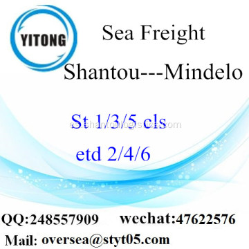 Consolidación de LCL de Shantou Port a Mindelo